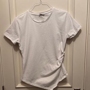 Zara White Short Sleeve Tee